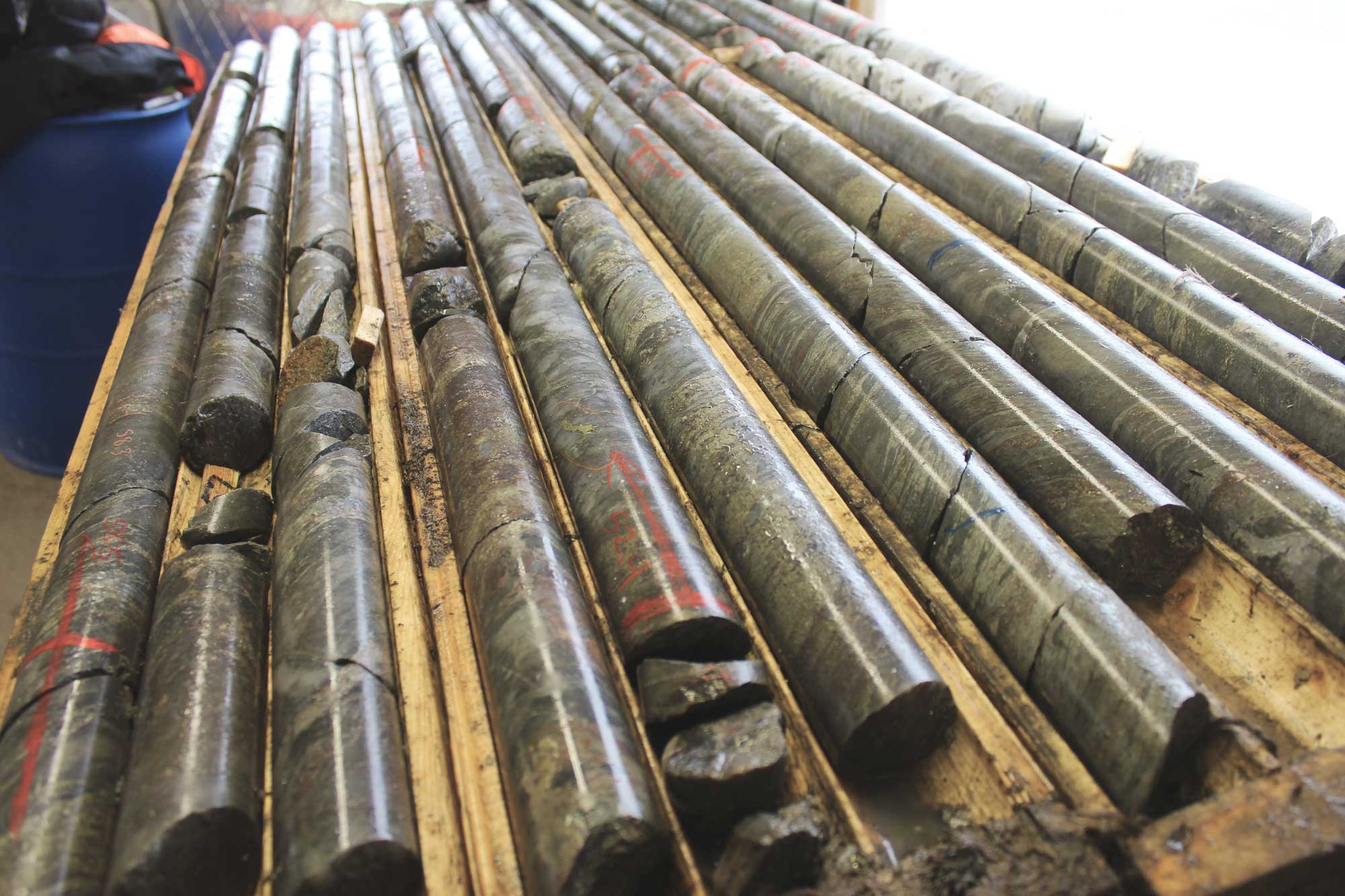 Carottes mine - SOQUEM Leader de l'exploration minière au Québec